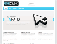 Tablet Screenshot of freedominio.com